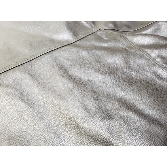 U. S. Polo Assn. Mens Faux Leather Jacket Quilted Lining Pockets Brown Size XL - Picture 12 of 15